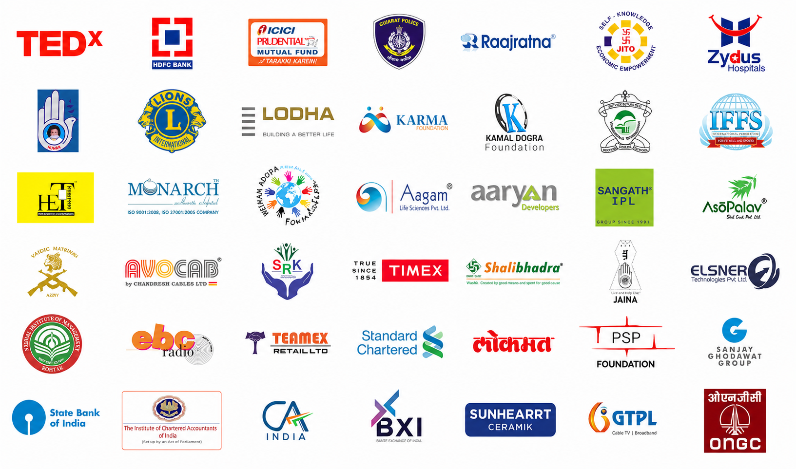 Selected clients and organisations Sajan Shah has worked with