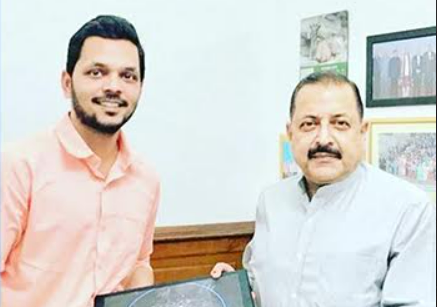 With Dr. Jitendra Singh