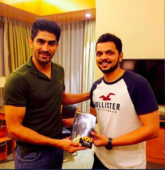 With Vijender Singh